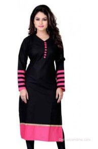 Sai Fabrics Casual Self Design, Solid Women's Kurti